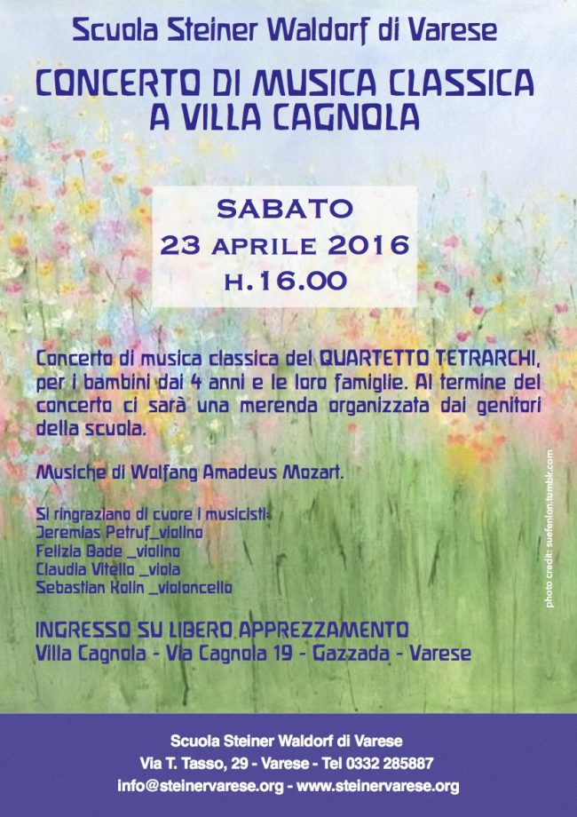 14 Aprile 16 Scuola Steiner Di Varese