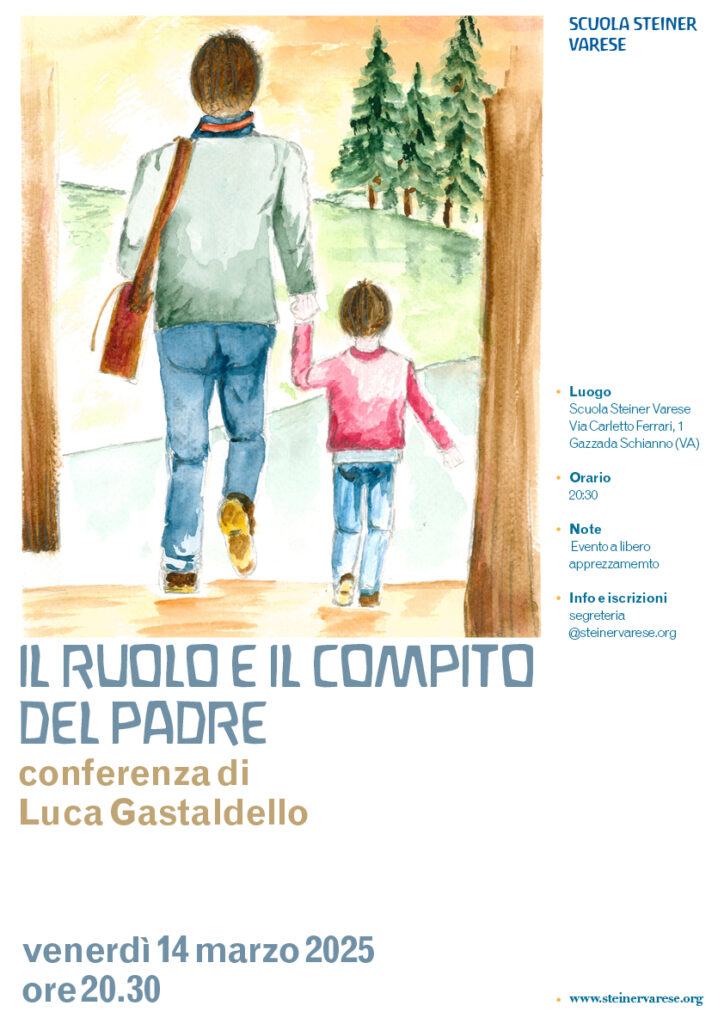 Il ruolo e il compito del papa, conferenza di Luca Gastaldello, Scuola Steiner Varese, 14 marzo 2025 Disegno di Francesco Mora